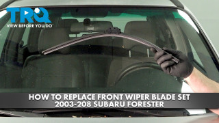 How to Replace Front Wiper Blade Set 2003-2008 Subaru Forester