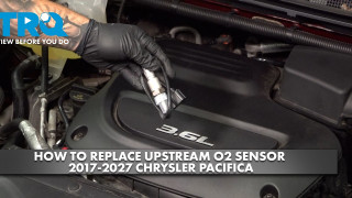 How to Replace Upstream O2 Oxygen Sensor 2017-2027 Chrysler Pacifica 36L V6