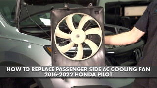 How to Replace Passengers Side AC Condenser Cooling Fan Assembly 2016-2022 Honda Pilot 35L V6