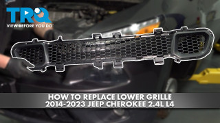 How to Replace Front Lower Grille 2014-2023 Jeep Cherokee