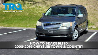 How to Bleed Brakes 2008-2016 Chrysler Town  Country