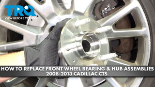 How to Replace Front Wheel Bearing  Hub Assemblies 2008-2013 Cadillac CTS