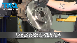 How to Replace Front Brakes 2012-2022 Volkswagen Passat