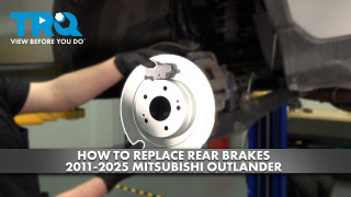 How to Replace Rear Brakes 2011-2025 Mitsubishi Outlander