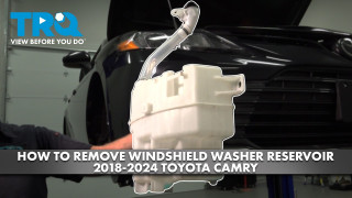 How to remove Windshield Washer Reservoir 2018-2024 Toyota Camry