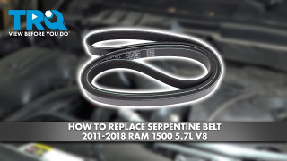 How to Replace Serpentine Belt 2011-2018 Ram 1500 57L V8