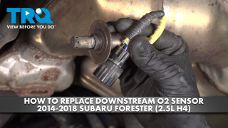 How to Replace Downstream O2 Sensor 2014-2018 Subaru Forester 25L H4