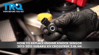 How to Replace Engine Knock Sensor 2013-2015 Subaru XV Crosstrek 20L H4