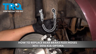 How to Replace Rear Brake Flex Hoses 2011-2016 Kia Optima