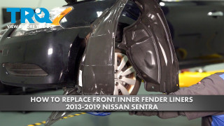 How to Replace Front Inner Fender Liners 2013-2019 Nissan Sentra
