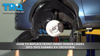 How to Replace Front Inner Fender Liners 2013-2015 Subaru XV Crosstrek