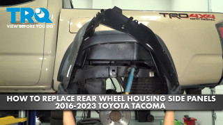 How to Replace Rear Wheel Housing Side Panels 2016-2023 Toyota Tacoma