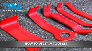 7pcs Car Door Trim Dash Removal Pry Tool Kit – Plastic, Red, For Stereo Panel & Interior Install