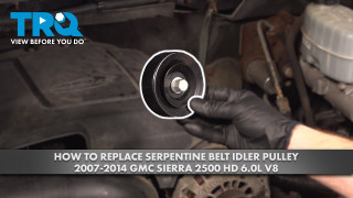 3-Piece Serpentine Belt Drive Component Kit – For Chevy Silverado 2500 HD, GMC, Cadillac, Saab (2004-2009)
