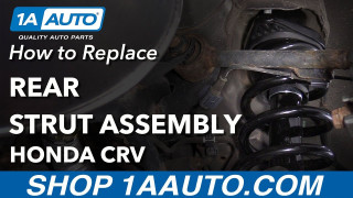 How to Replace Rear Strut Assembly 2007-11 Honda CRV | 1A Auto