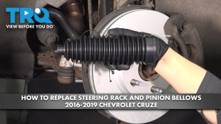 How to Replace Steering Rack  Pinion Bellows 2016-2019 Chevrolet Cruze