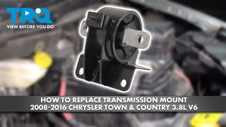 How to Replace Transmission Mount 2008-2016 Chrysler Town  Country 38L V6