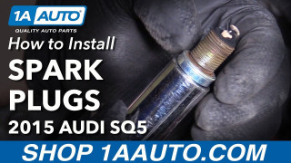 How to Replace Spark Plugs 2014-19 Audi SQ5 1A Auto