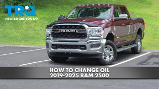 How to Change Oil 2019-2025 Ram 2500