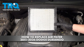 How to Replace Air Filter 2011-2026 Dodge Durango