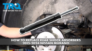 How to Replace Rear Shock Absorbers 2015-2024 Nissan Murano