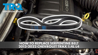 How to Replace Serpentine Belt 2013-2022 Chevrolet Trax 14L L4