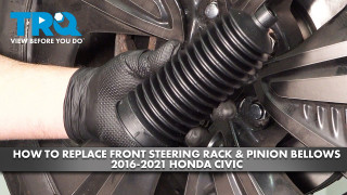 How to Replace Front Steering Rack  Pinion Bellows 2016-2021 Honda Civic