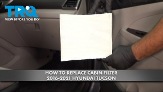 How to Replace Cabin Filter 2016-2021 Hyundai Tucson
