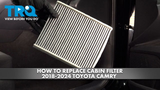 How to Replace Cabin Filter 2018-2024 Toyota Camry