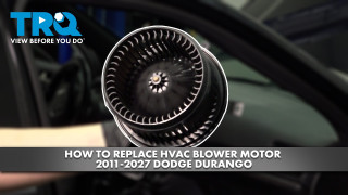 How to Replace Front HVAC Blower Motor Assembly 2011-2027 Dodge Durango