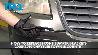 How to Replace Front Bumper Brackets 2008-2016 Chrysler Town  Country