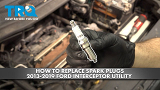 How to Replace Spark Plugs 2013-2019 Ford Police Interceptor Utility 37L V6