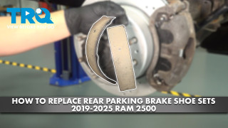 How to Replace Rear Parking Brake Shoe Sets 2019-2025 Ram 2500