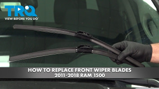 How to replace Front Wiper Blade Set 2011-2018 Ram 1500
