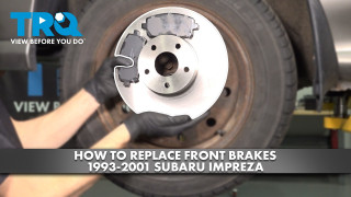 How to Replace Front Brakes 1993-2001 Subaru Impreza