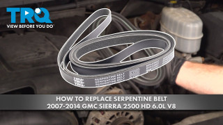 How to Replace Serpentine Belt 2007-2014 GMC Sierra 2500 HD 60L V8