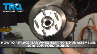 How to Replace Wheel Bearing  Hub Assemblies 2010-2019 Ford Taurus