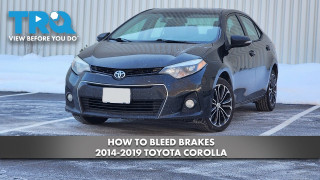 How to Bleed Brakes 2014-2019 Toyota Corolla