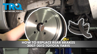 How to Replace Rear Brakes 2007-2012 Toyota Yaris