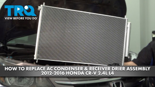 How to Replace AC Condenser  Receiver Drier Assembly 2012-2016 Honda CR-V 24L L4