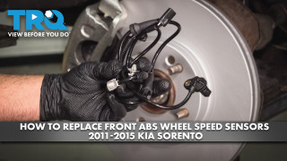 How to Replace Front ABS Wheel Speed Sensors 2011-2015 Kia Sorento