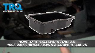 How to Replace Engine Oil Pan 2008-2016 Chrysler Town  Country 38L V6