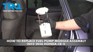 How to Replace Fuel Pump Module Assembly 2012-2016 Honda CR-V 24L L4