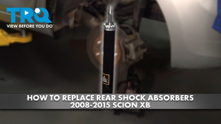 How to Replace Rear Shock Absorbers 2008-2015 Scion xB