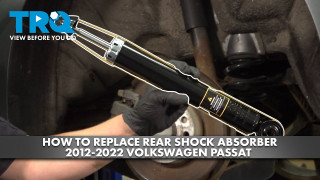 How to Replace Rear Shock Absorbers 2012-2022 Volkswagen Passat