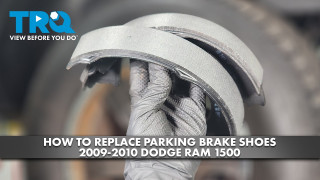 How to Replace Parking Brake Shoes 2009-2010 Dodge Ram 1500