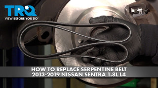 How to Replace Serpentine Belt 2013-2019 Nissan Sentra 18L L4