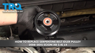 How to Replace Serpentine Idler Pulley 2008-2015 Scion xB 24L L4