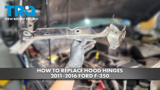 How to Replace Hood Hinges 2011-2016 Ford F-350