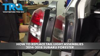 How to Replace Tail Light Assemblies 2014-2018 Subaru Forester 1A Auto